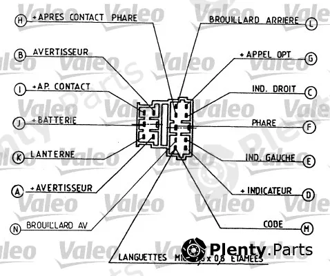 Valeo 251268 — Steering Column Switch