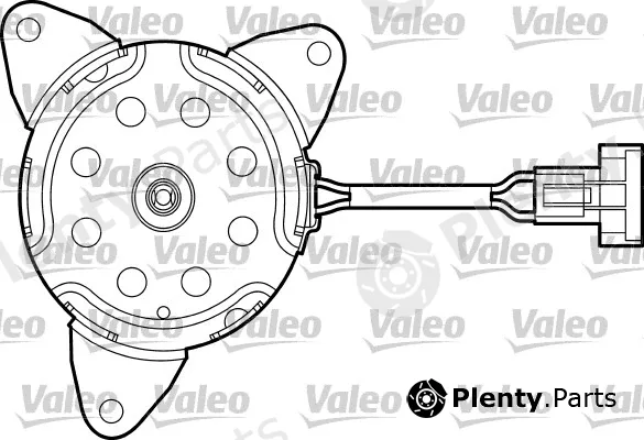 Valeo 698669 — Electric Motor, radiator fan