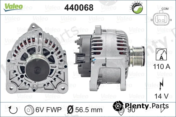 Valeo 440068 — Alternator VALEO RE-GEN REMANUFACTURED