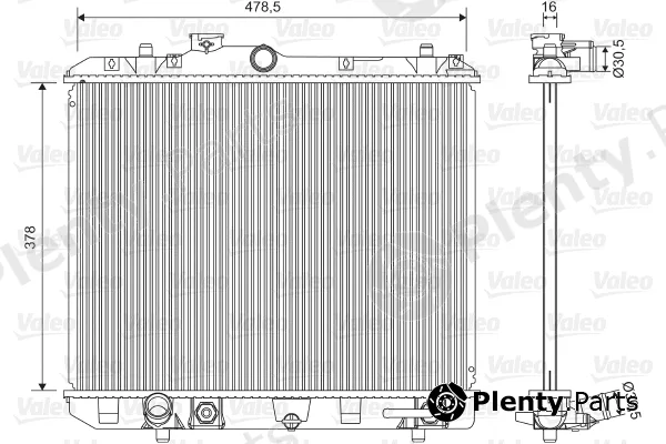 Valeo 701604 — Radiator, engine cooling