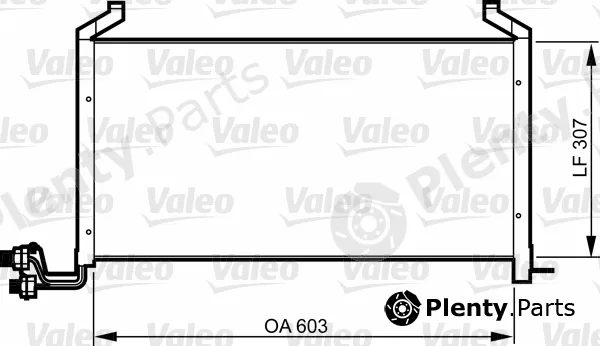 Valeo 814317 — Condenser, air conditioning