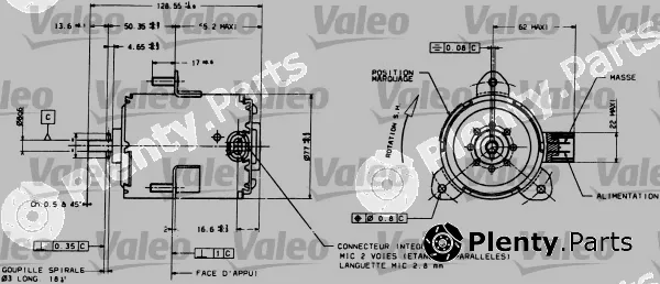 Valeo 698085 — Electric Motor, radiator fan