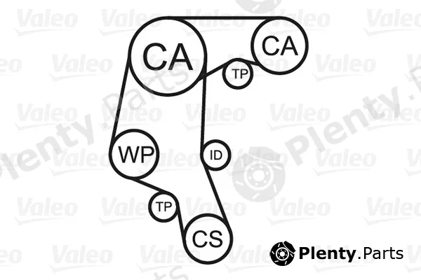 Valeo 614571 — Water Pump & Timing Belt Kit