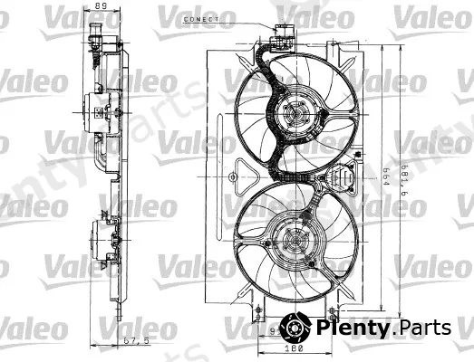 Valeo 698526 — Fan, engine cooling