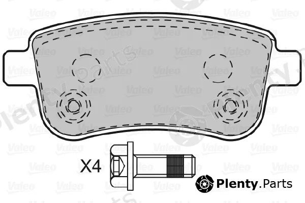 Valeo 601000 — Brake Pad Set, disc brake