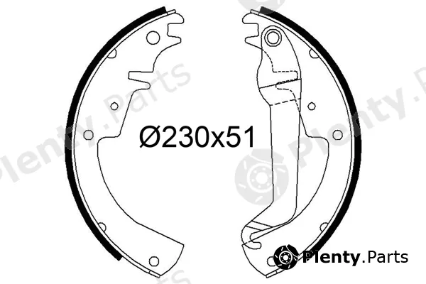 Valeo 564293 — Brake Shoe Set