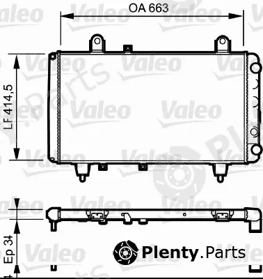 Valeo 730040 — Radiator, engine cooling