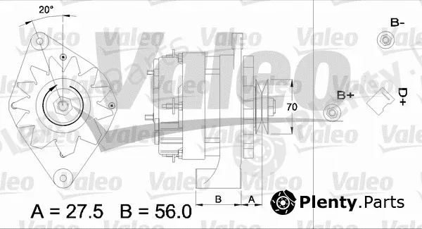 Valeo 436161 — Alternator VALEO RE-GEN REMANUFACTURED