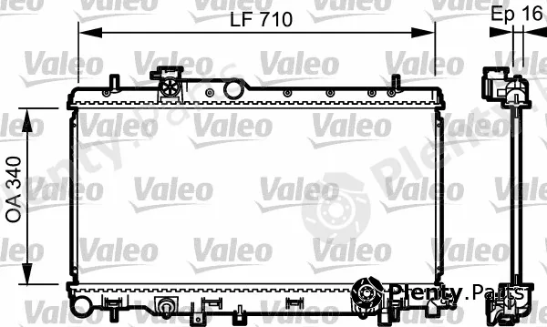 Valeo 734465 — Radiator, engine cooling