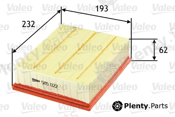 Valeo 585022 — Air Filter