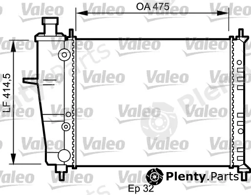 Valeo 734239 — Radiator, engine cooling
