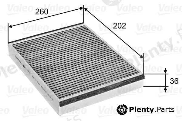 Valeo 715757 — Filter, cabin air VALEO PROTECT