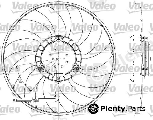 Valeo 698609 — Fan, engine cooling