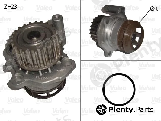Valeo 506876 — Water Pump, engine cooling
