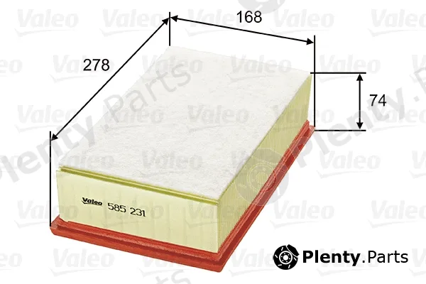 Valeo 585231 — Air Filter