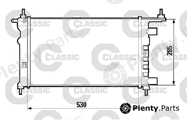 Valeo 232606 — Radiator, engine cooling VALEO CLASSIC