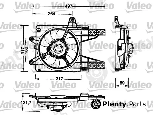Valeo 698179 — Fan, engine cooling