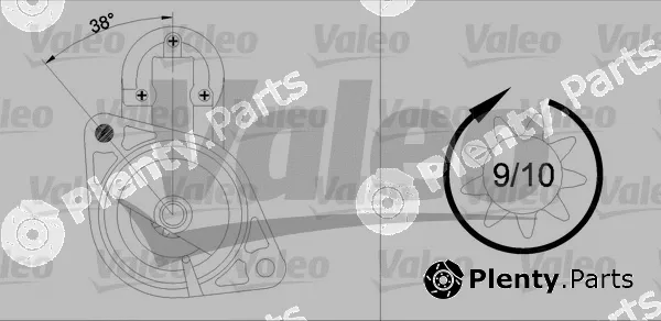 Valeo 436034 — Starter VALEO RE-GEN REMANUFACTURED