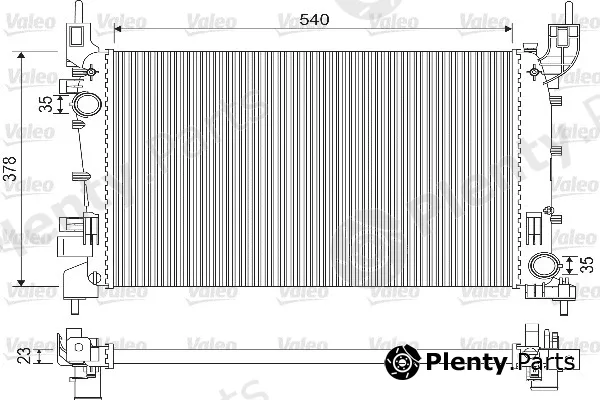 Valeo 733119 — Radiator, engine cooling