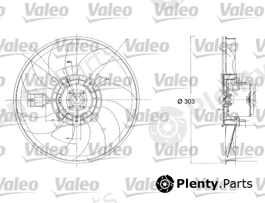 Valeo 698187 — Fan, engine cooling