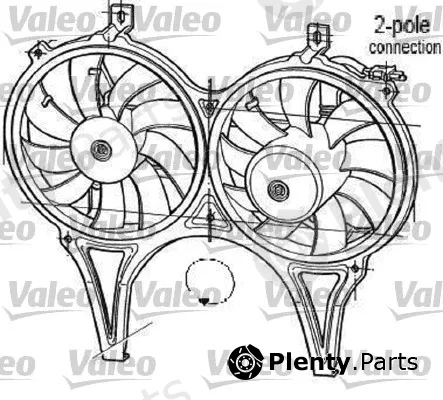 Valeo 696050 — Fan, engine cooling
