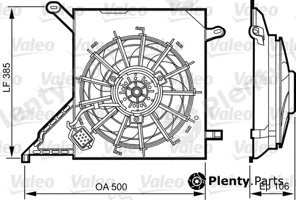 Valeo 696370 — Fan, engine cooling