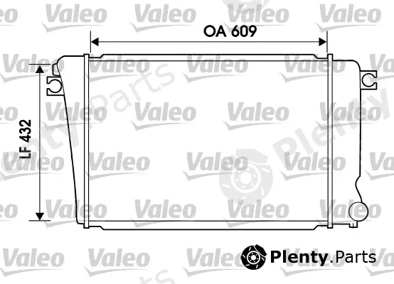 Valeo 734614 — Radiator, engine cooling