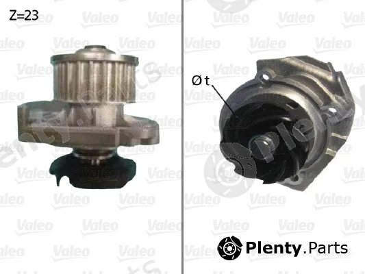 Valeo 506686 — Water Pump, engine cooling