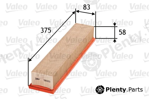 Valeo 585003 — Air Filter