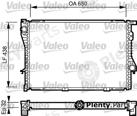 Valeo 731766 — Radiator, engine cooling