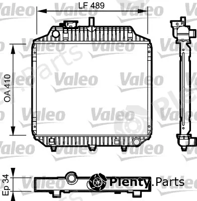 Valeo 732442 — Radiator, engine cooling
