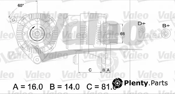 Valeo 436389 — Alternator VALEO RE-GEN REMANUFACTURED