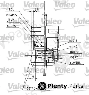 Valeo 251106 — Steering Column Switch
