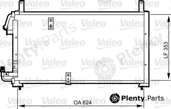 Valeo 814277 — Condenser, air conditioning