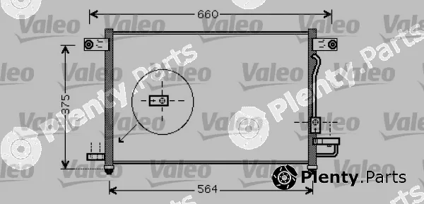 Valeo 818061 — Condenser, air conditioning