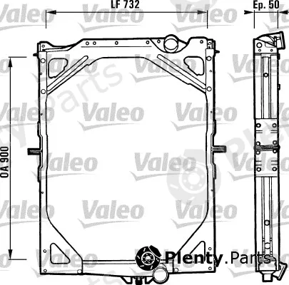 Valeo 730222 — Radiator, engine cooling