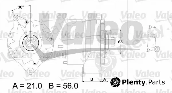 Valeo 436157 — Alternator VALEO RE-GEN REMANUFACTURED