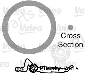 Valeo 509155 — Gasket, coolant pipe