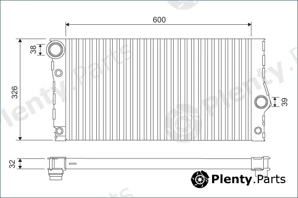 Valeo 701123 — Radiator, engine cooling