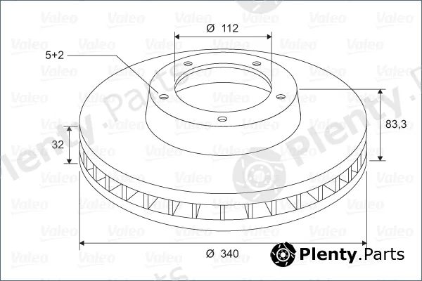 Valeo 297610 — Brake Disc