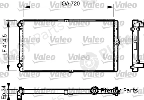 Valeo 732177 — Radiator, engine cooling