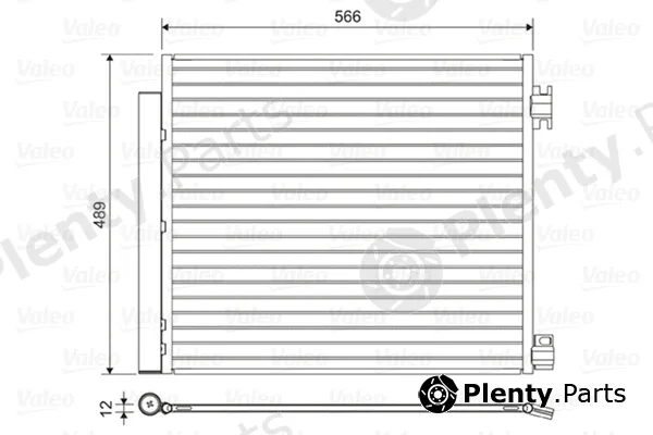 Valeo 822559 — Condenser, air conditioning