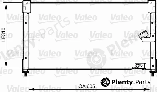 Valeo 817781 — Condenser, air conditioning
