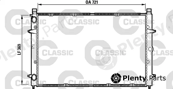 Valeo 232397 — Radiator, engine cooling VALEO CLASSIC