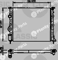 Valeo 231378 — Radiator, engine cooling VALEO CLASSIC
