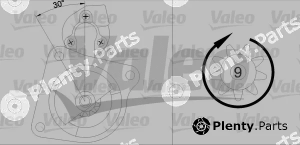 Valeo 433282 — Starter VALEO RE-GEN REMANUFACTURED