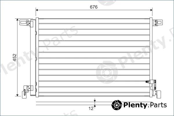 Valeo 822609 — Condenser, air conditioning