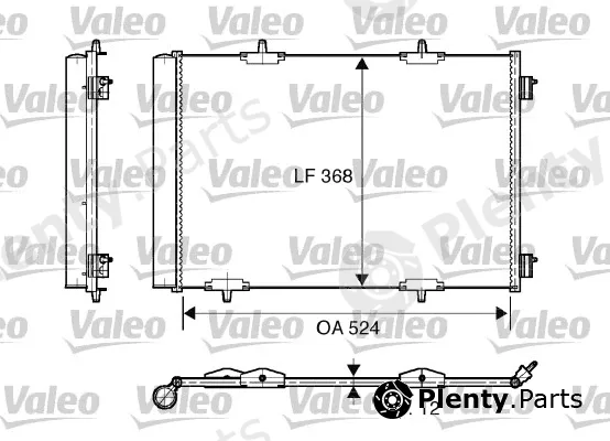 Valeo 818015 — Condenser, air conditioning
