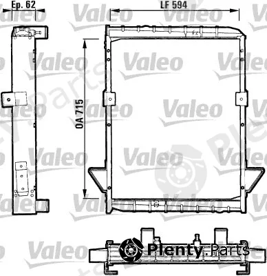 Valeo 811060 — Radiator, engine cooling