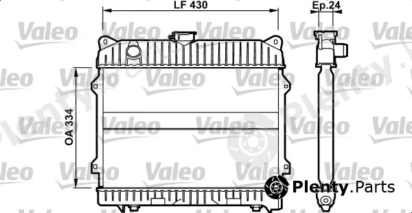 Valeo 732097 — Radiator, engine cooling